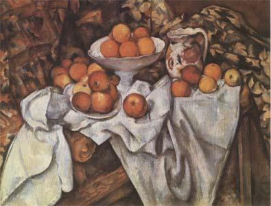 Paul Cezanne Still Life with Apples and Oranges (mk09) Norge oil painting art